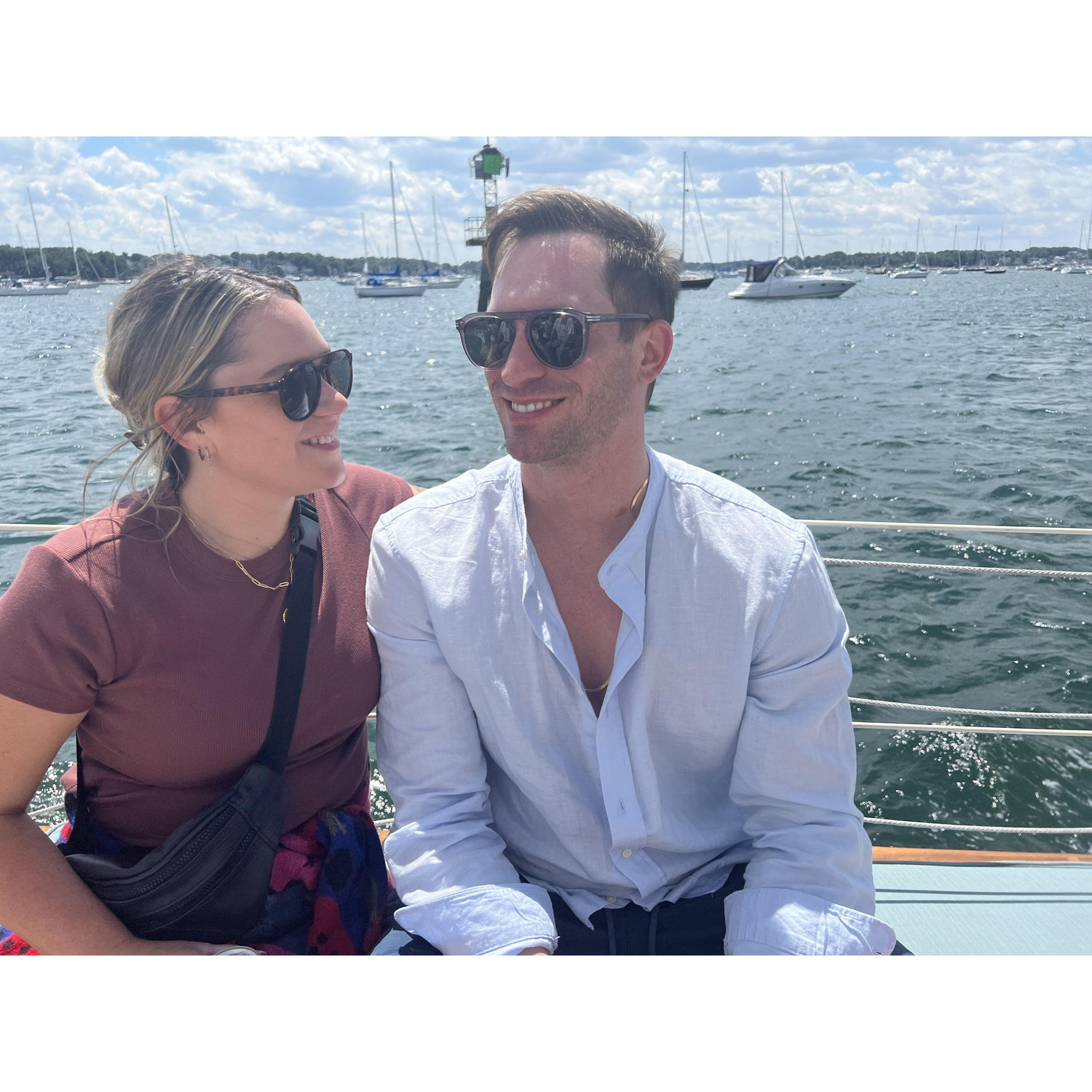 First Sailboat experience. Near Manchester by the Sea. August 2023.