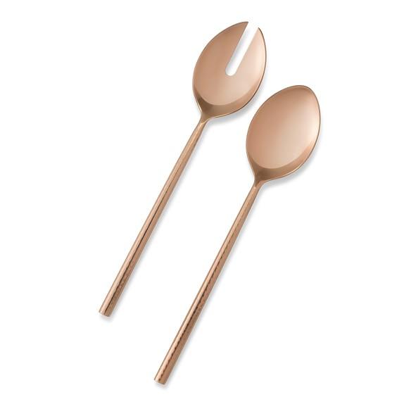 Copper Salad Servers