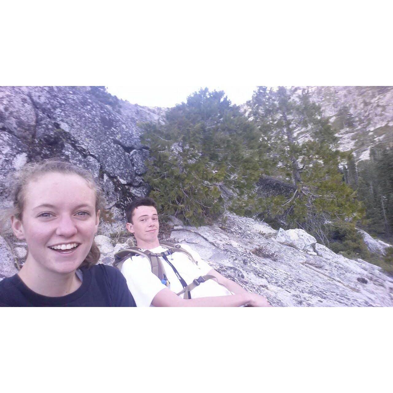 We love hiking, this was our first time hiking horsetail falls.