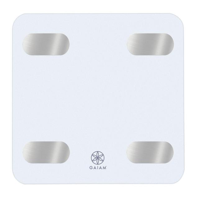 Gaiam® Bluetooth® Smart Bathroom Scale in White