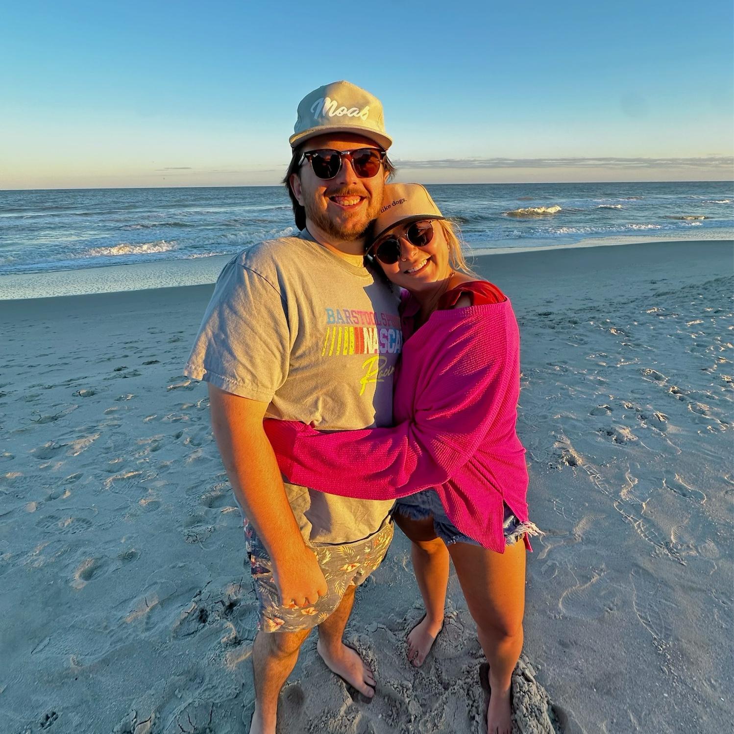 Always traveling to the beach