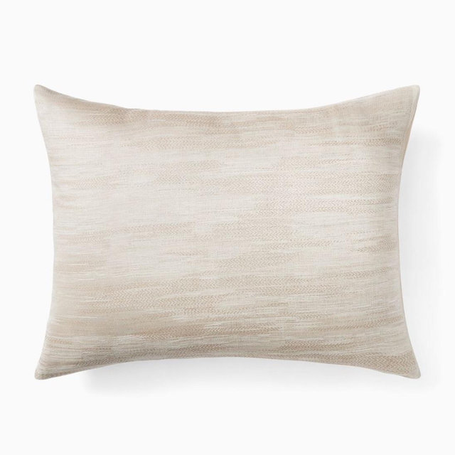 Silky TENCEL™ Striated Shams - Color Sand