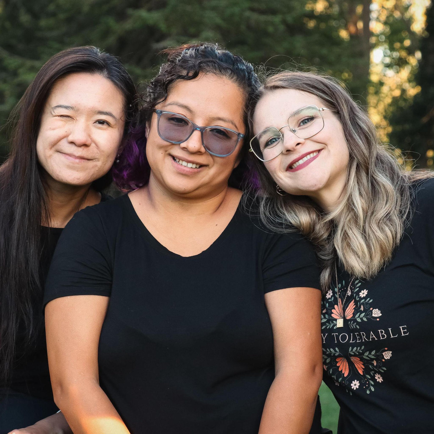 Soeng-Ha, Jess, and Kari