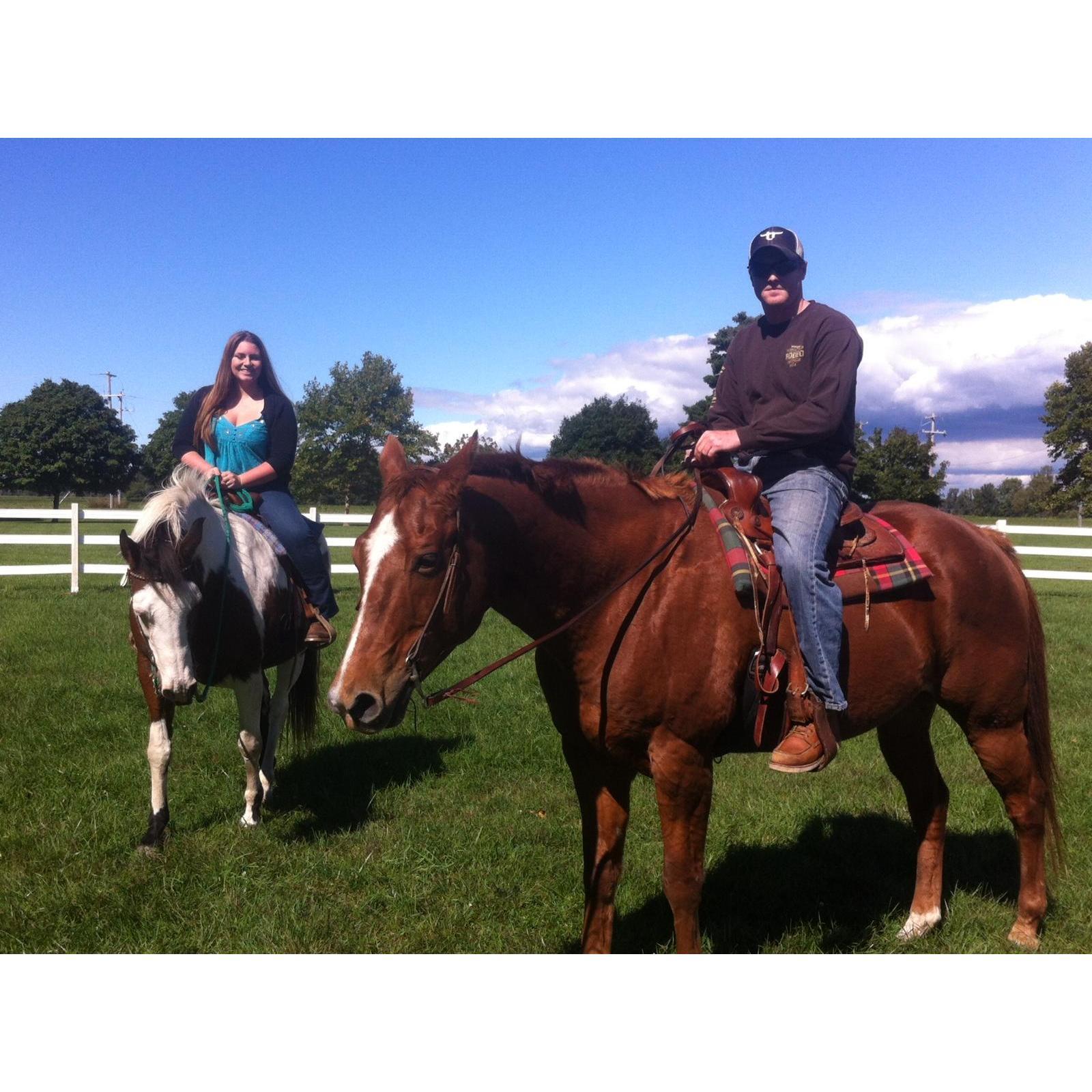 Riding horses in Michigan