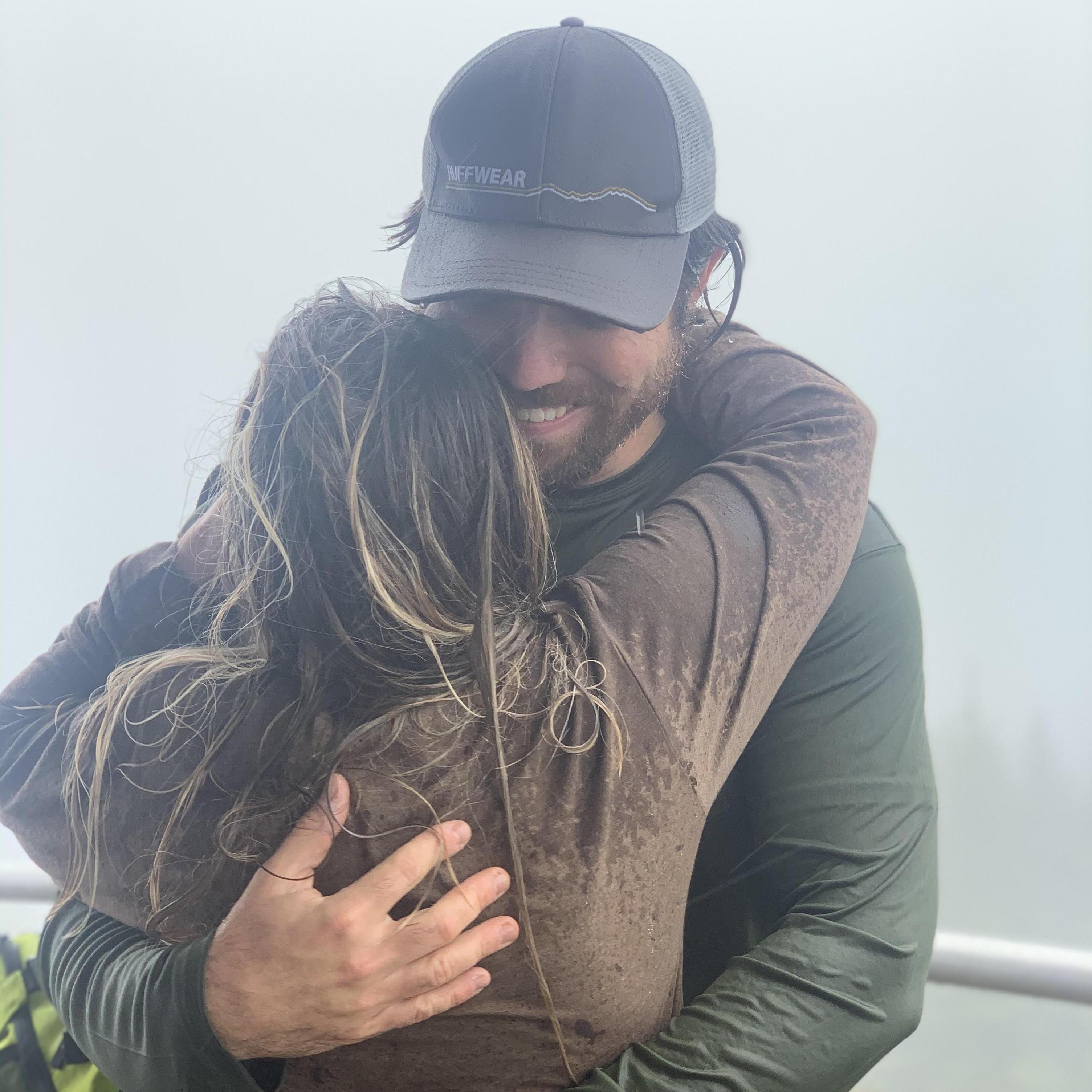 Our engagement :) Clingmans Dome, Great Smoky Mountains - June 27th, 2020