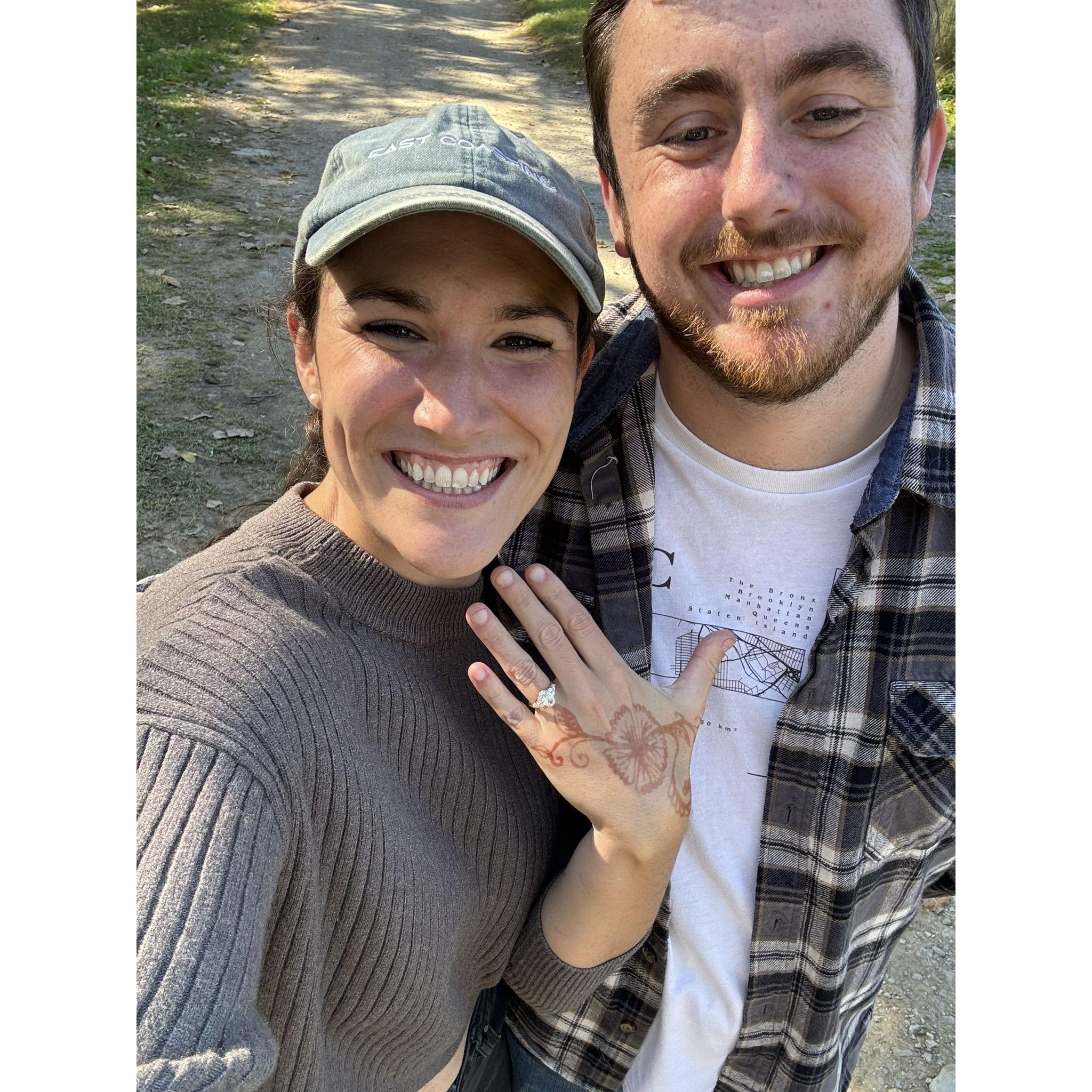 We got engaged!