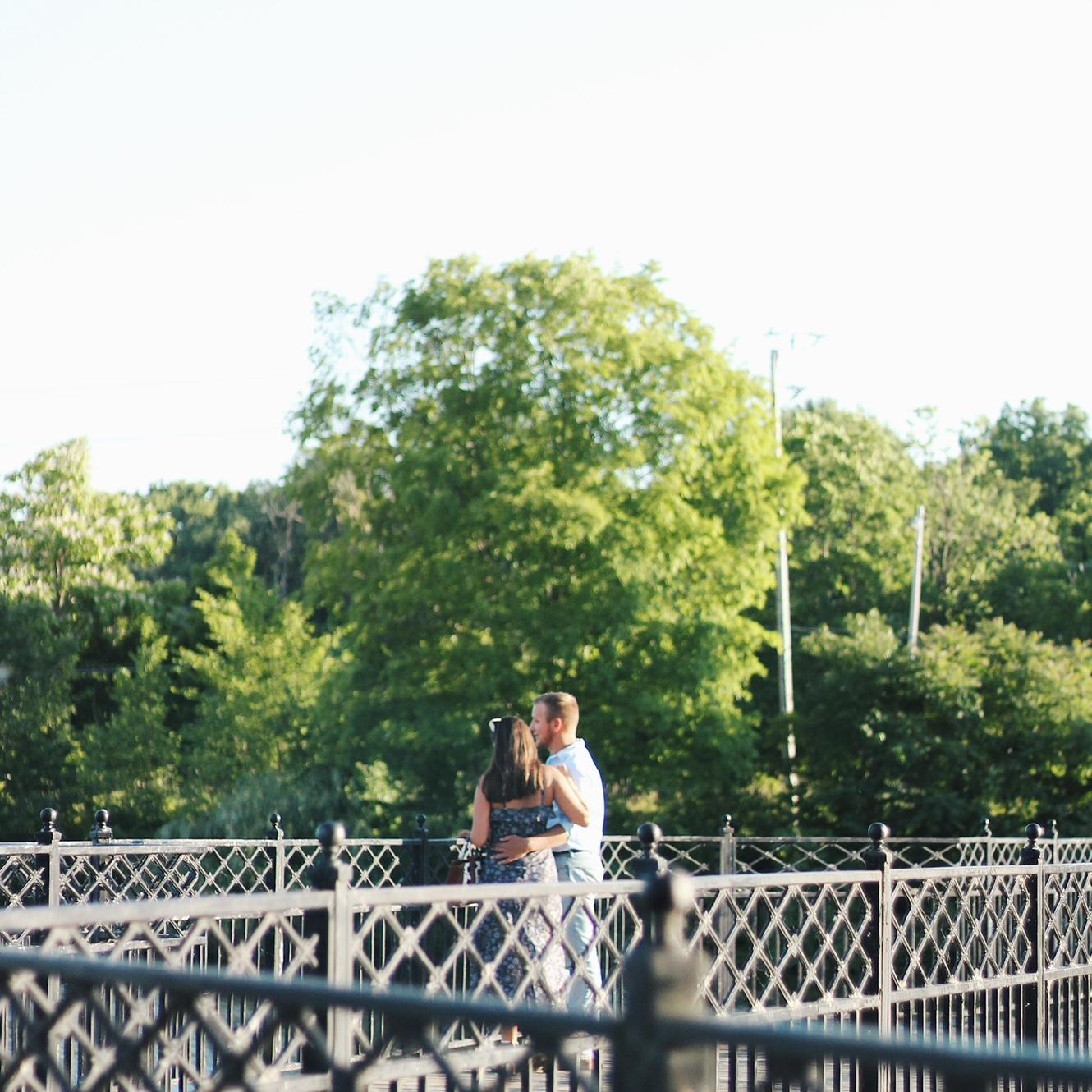 Cierra & G were hiding in a bush to take this