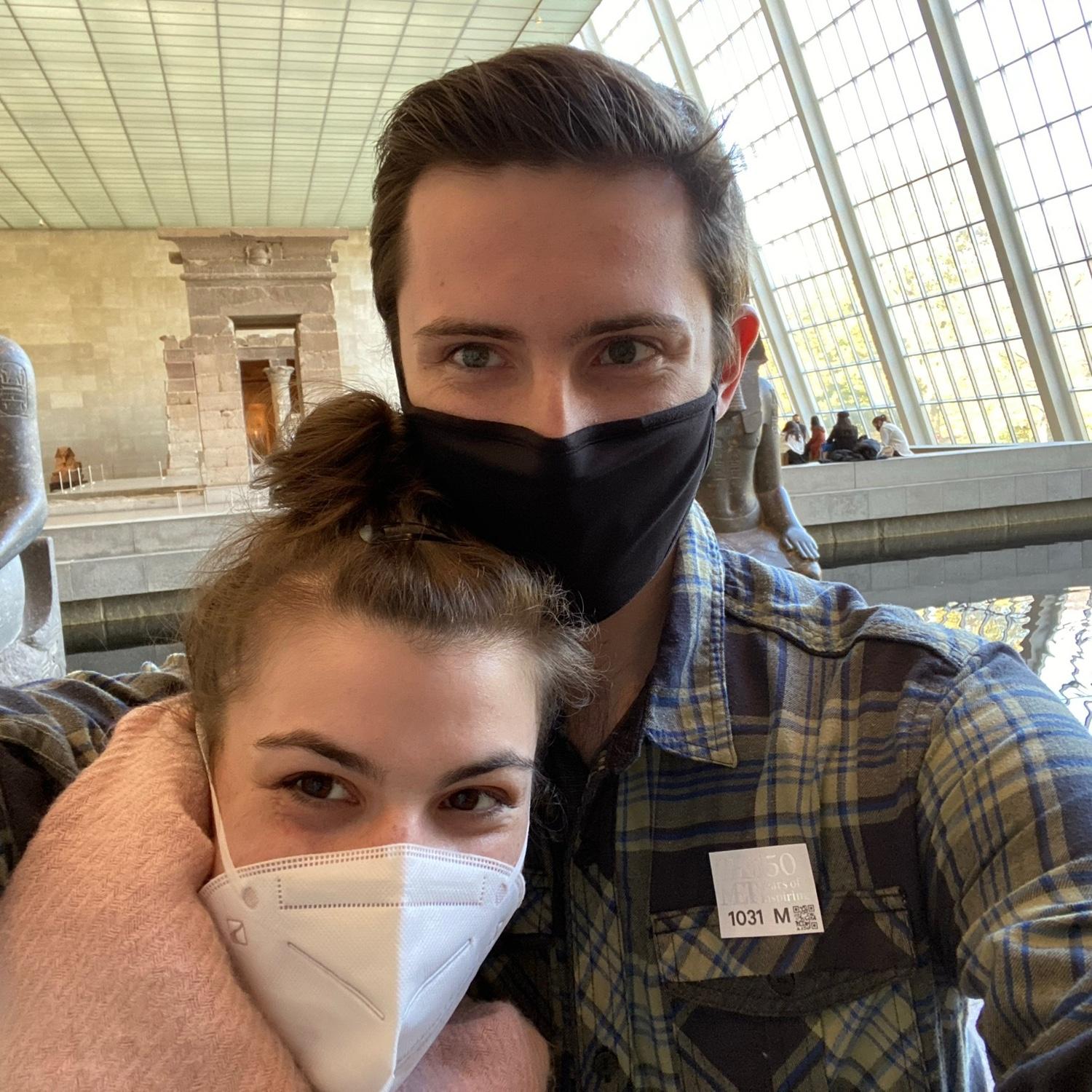 Our third date and first trip to the Met!