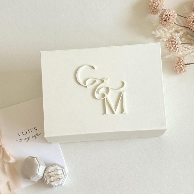 Wedding keepsake box bridal detail box custom memory box wedding day photo prop box wedding gift box bridal keepsake storage box minimalist