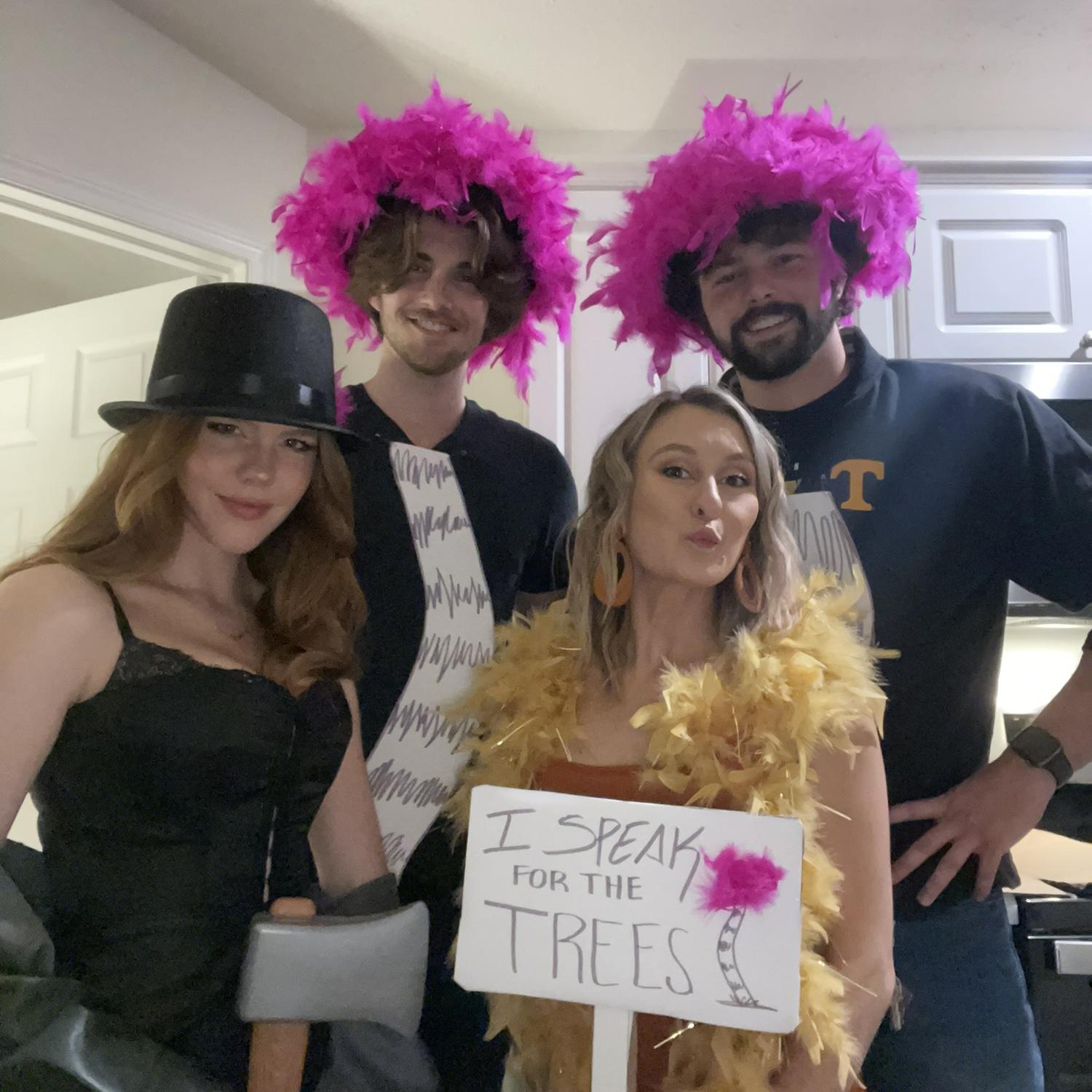 We just direct the boys what to be for Halloween lol