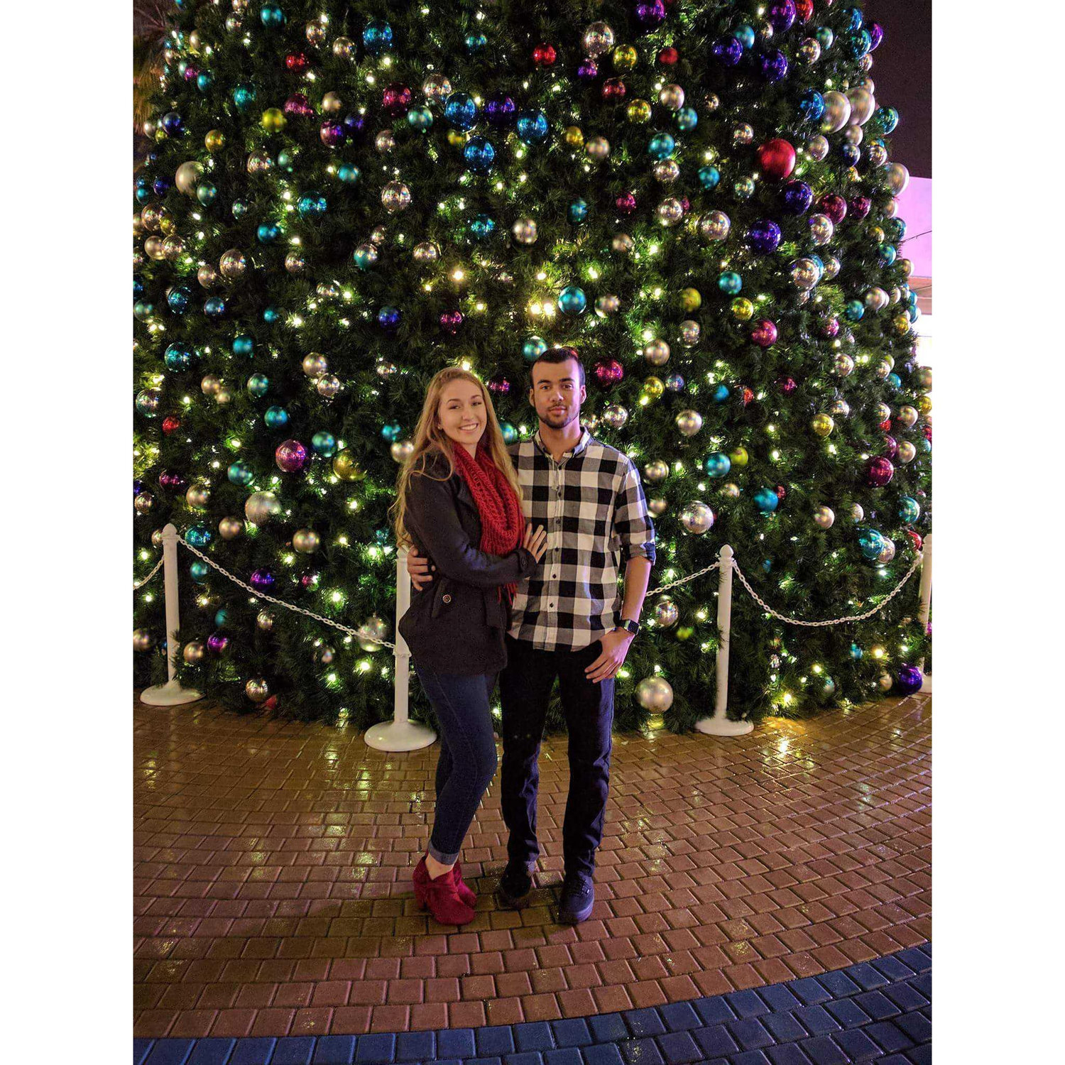 Our first New Year's Eve together