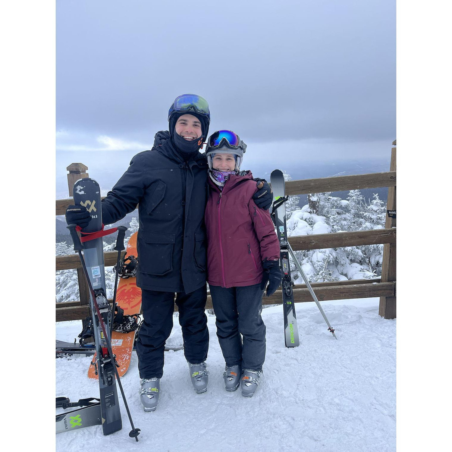 Learning to ski in Vermont
