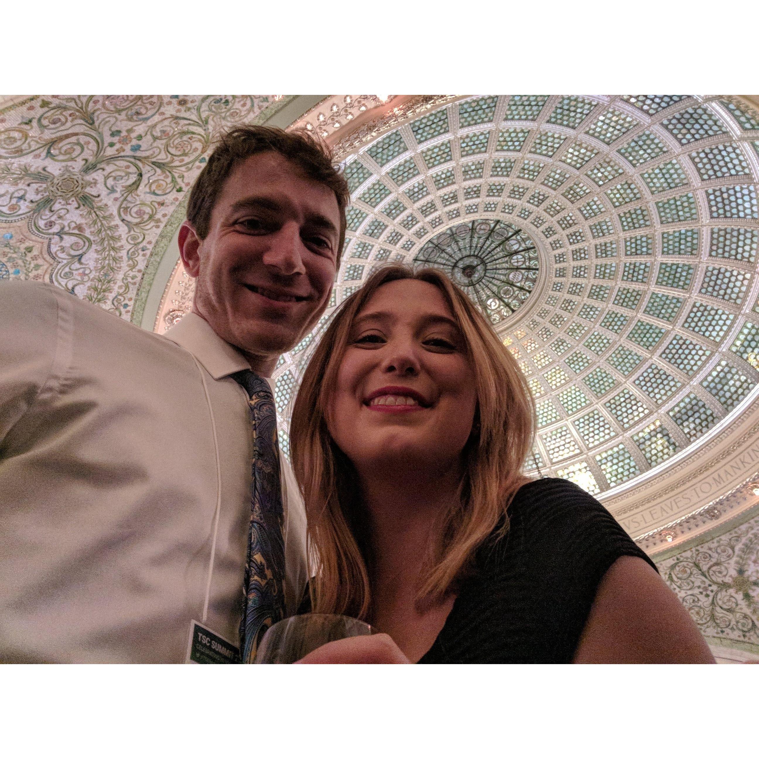 TSC's birthday celebration at the Chicago Cultural Center.