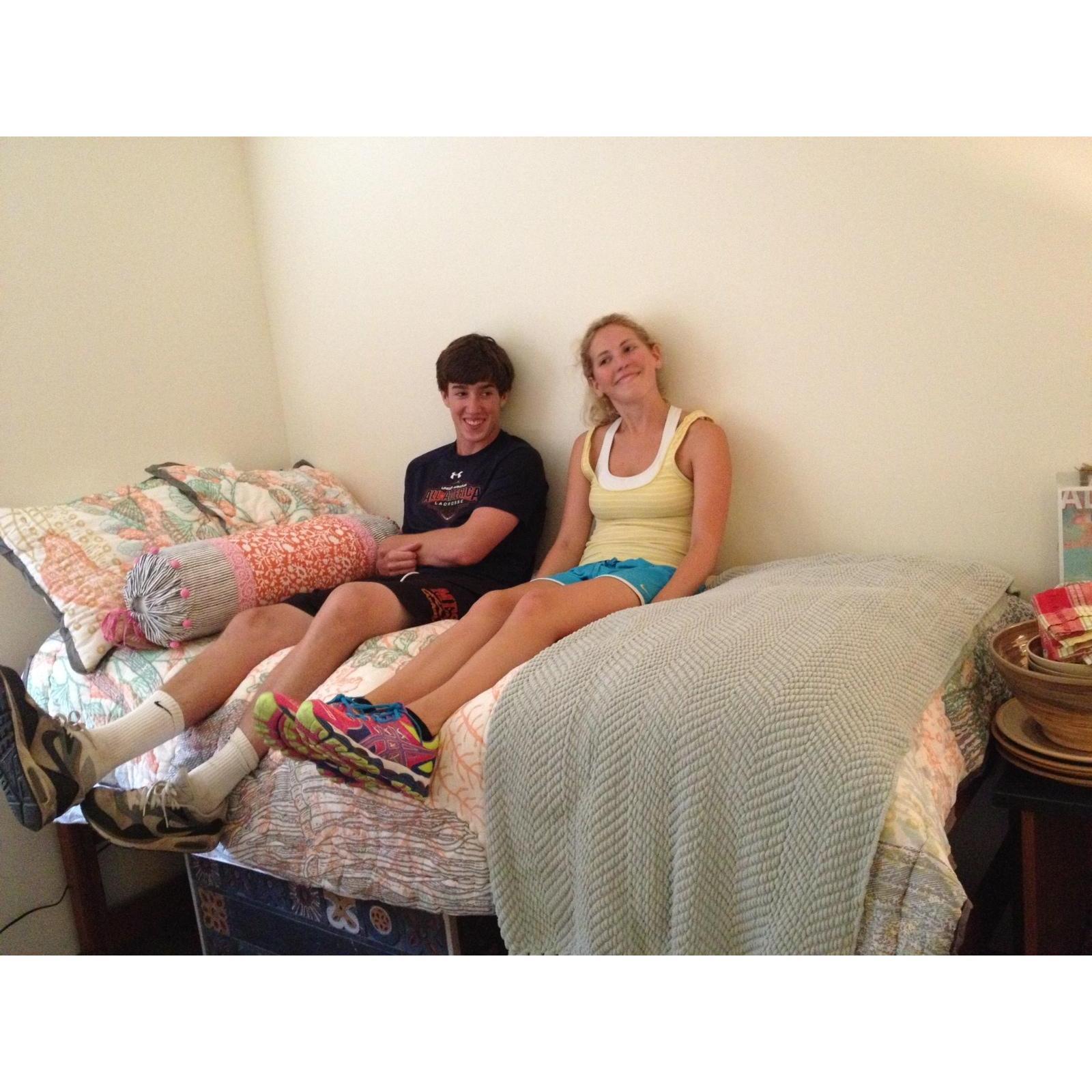 Moving Natalie into college