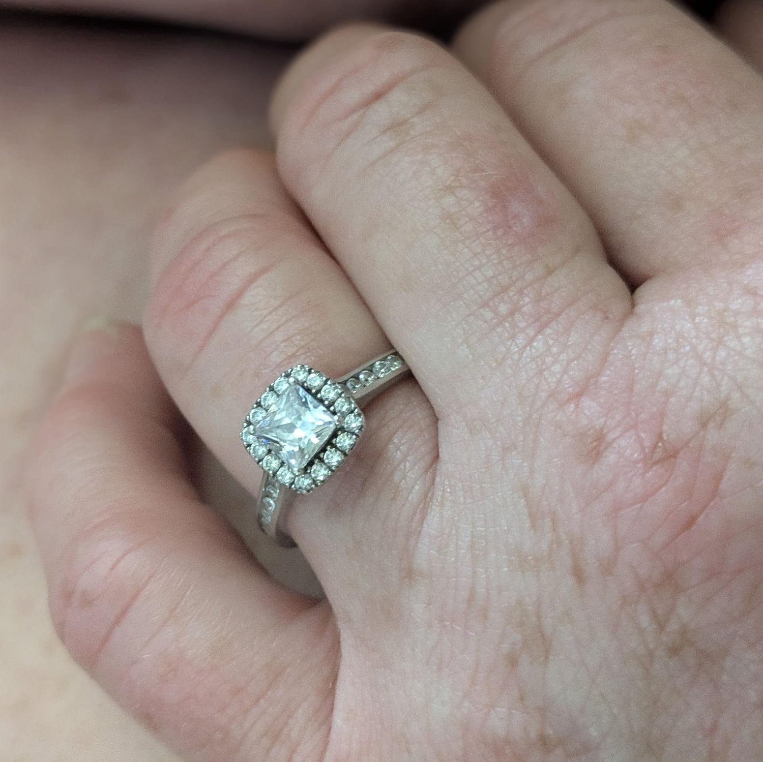 Ring # 2 1st was turning finger green lol