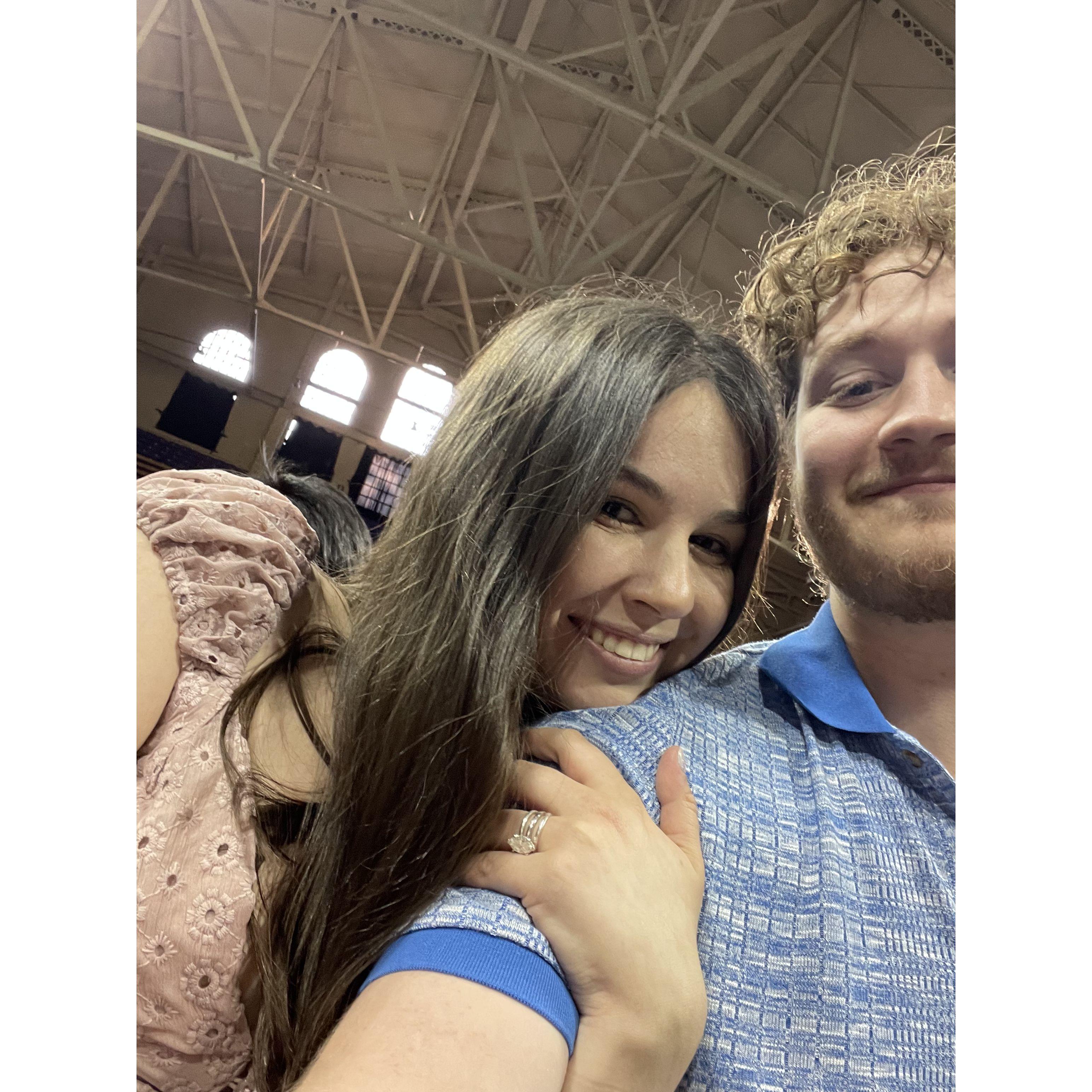 UW Psychology graduation ceremony.