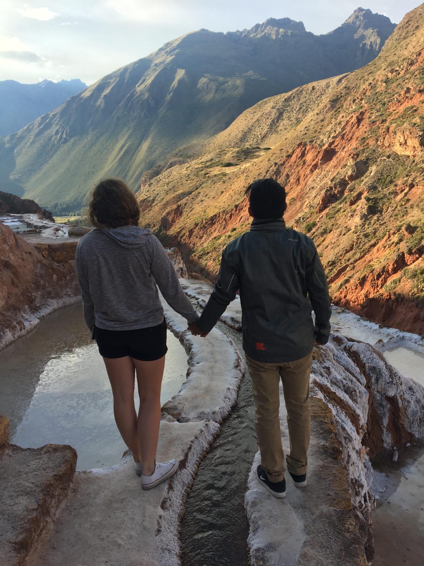 Salineras (Pink Salt Mines) in the Andes Mountains ⛰️