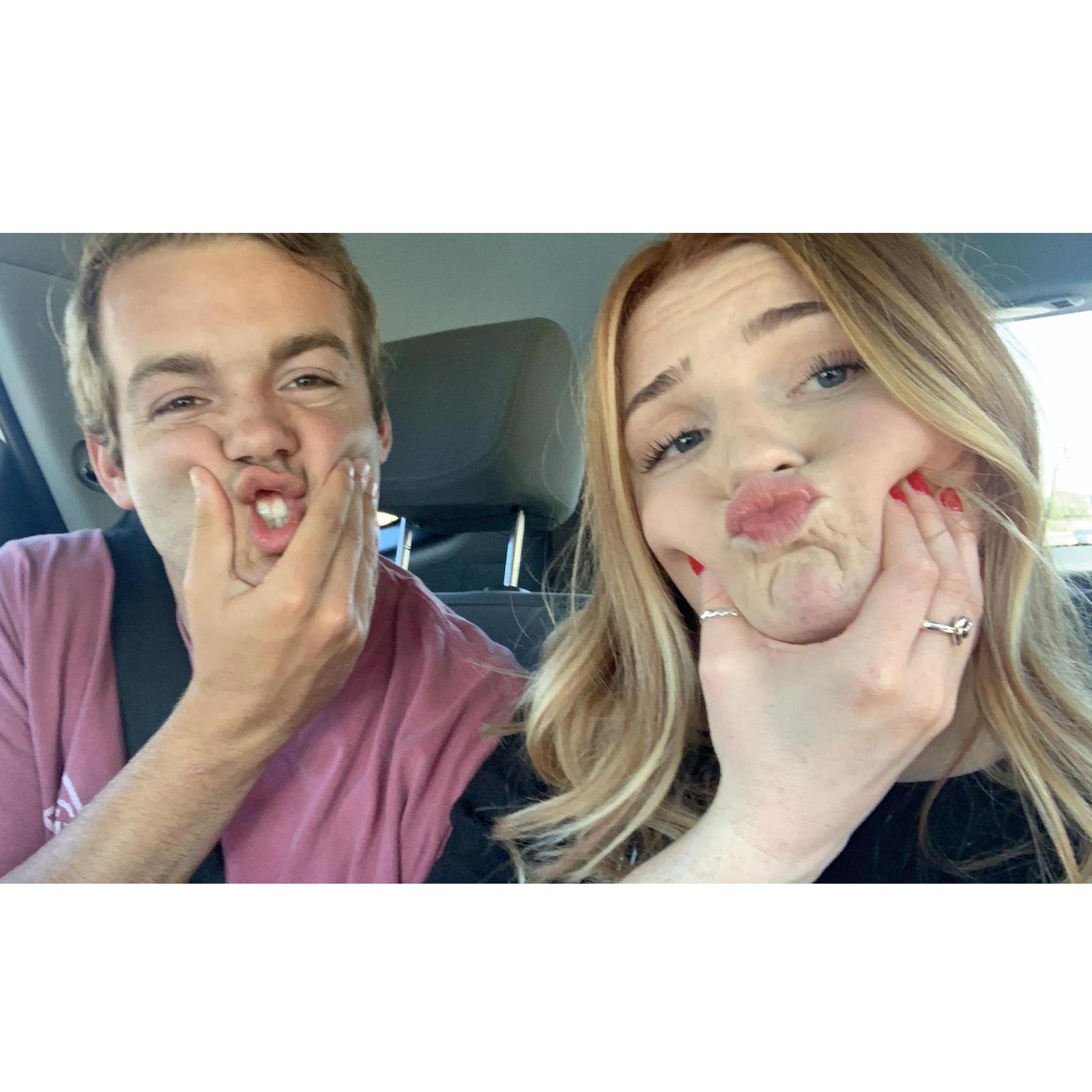 Saw a weird picture like this and had to do it lol.