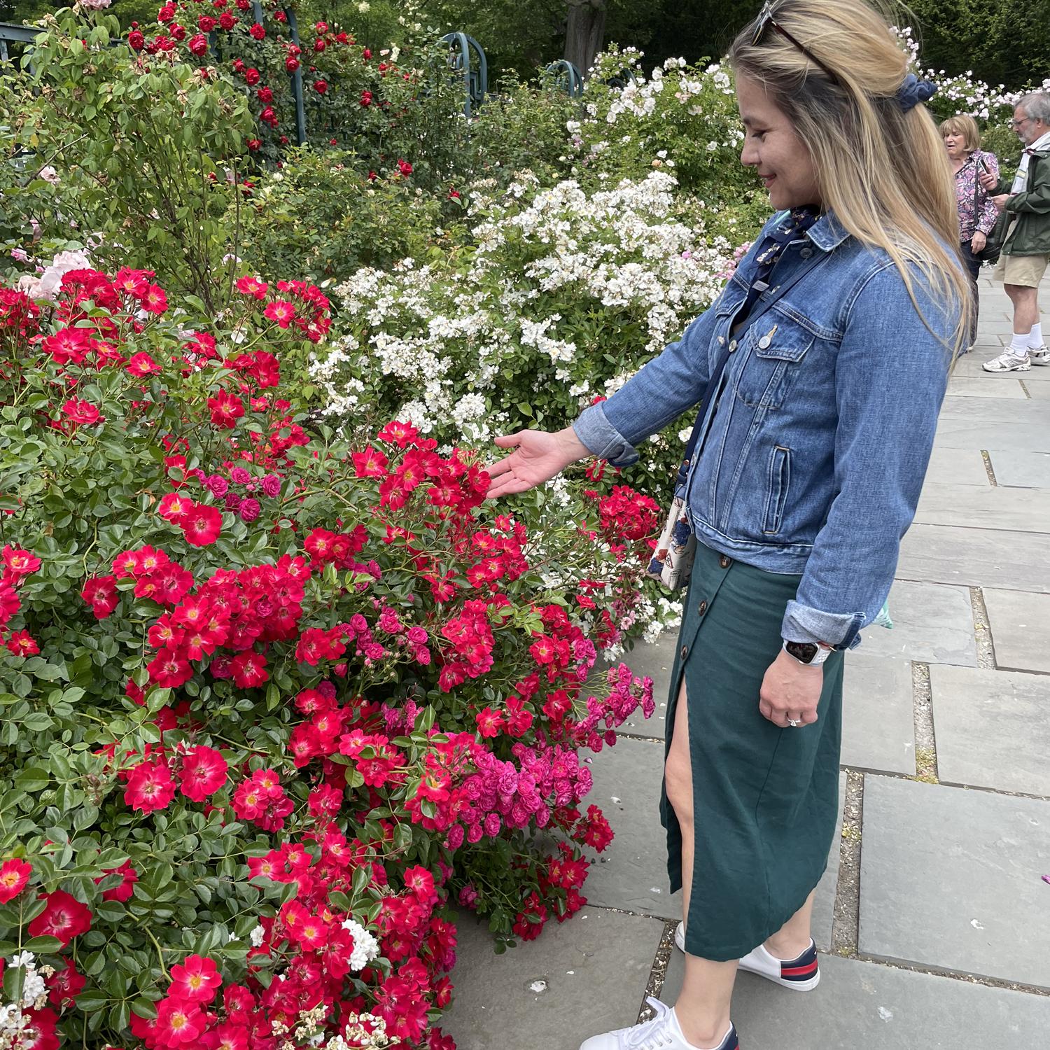 Smelling the roses