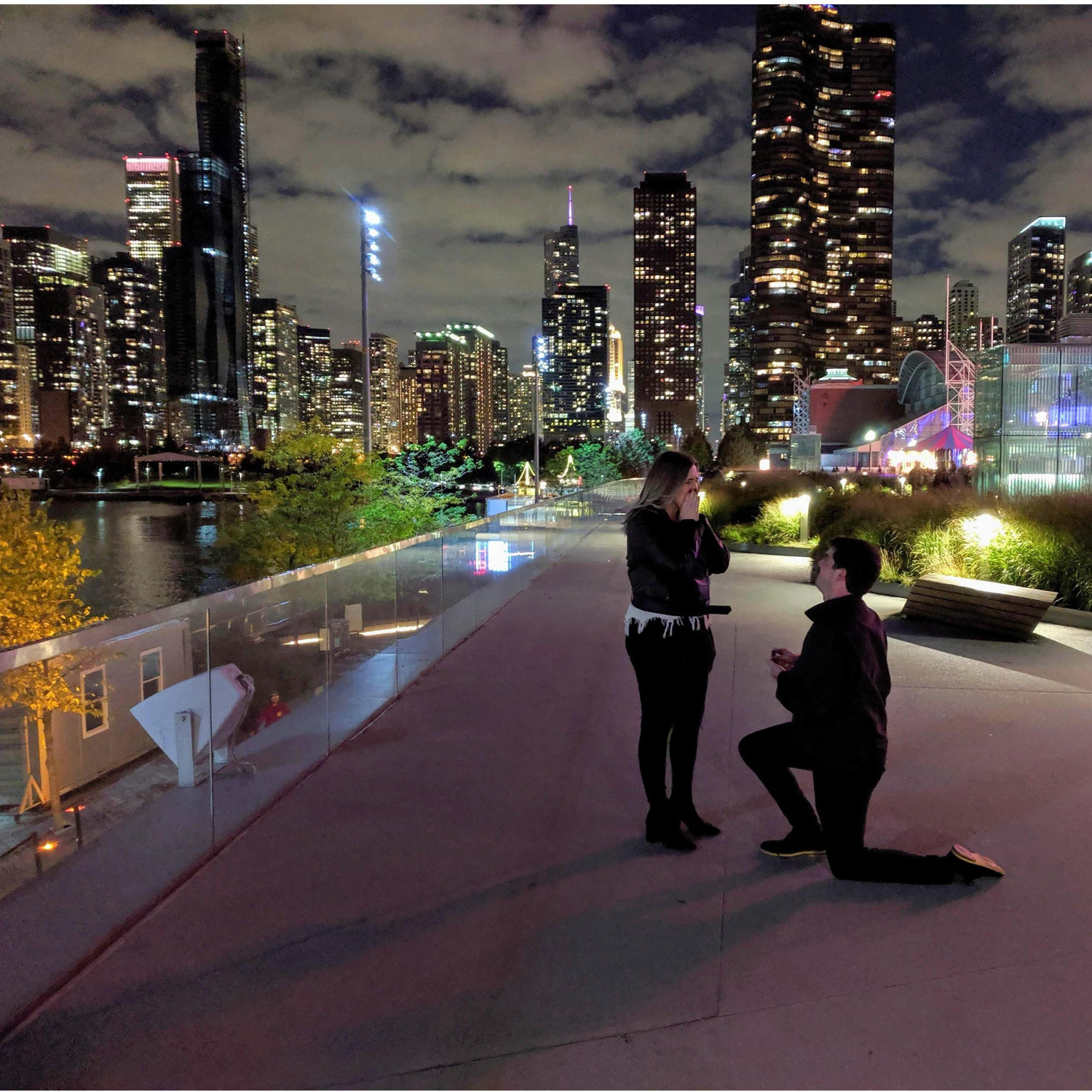 I said "yes!"