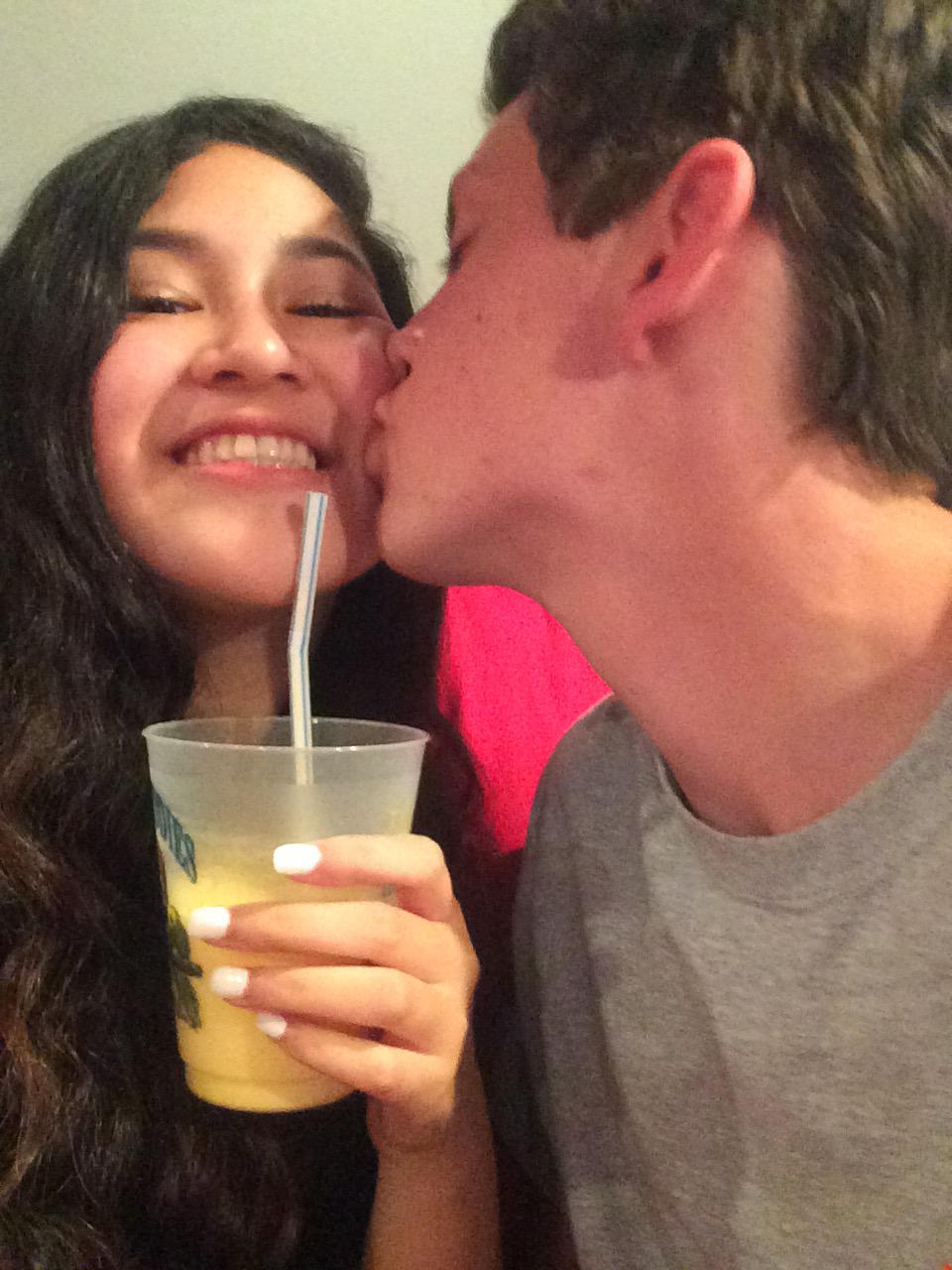 August 2015 - our first picture together!