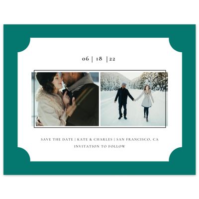Green Wedding Digital Save the Date - Blake Photo