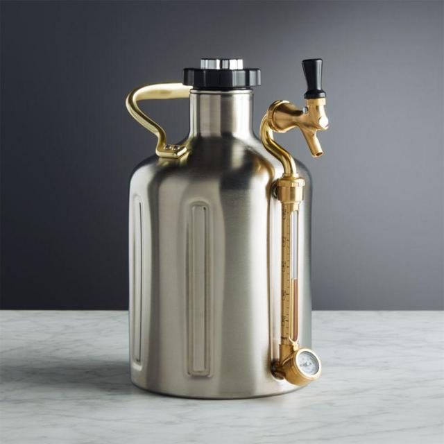 GrowlerWerks Nitro Cold Brew Coffee Growler 128-Oz.