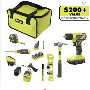 Ryobi Tool Set from Home Depot