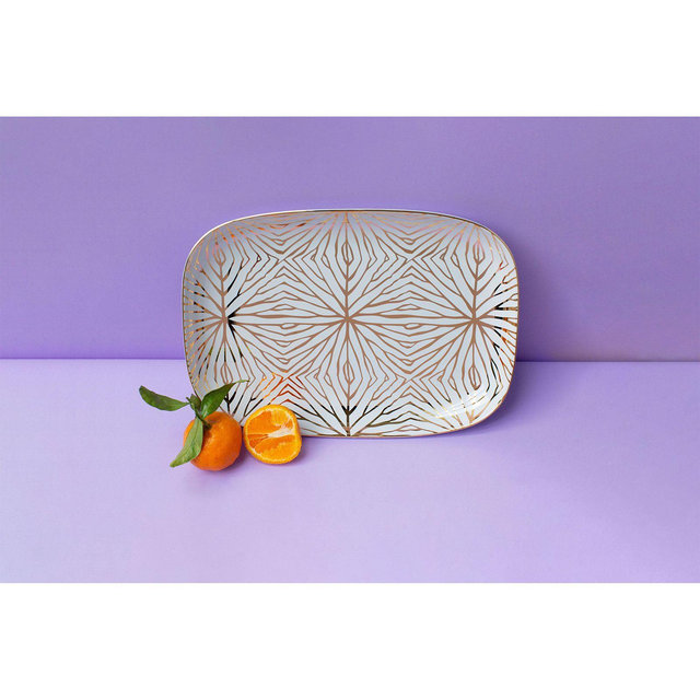 TALIANNA Lily Pad Serving Platter