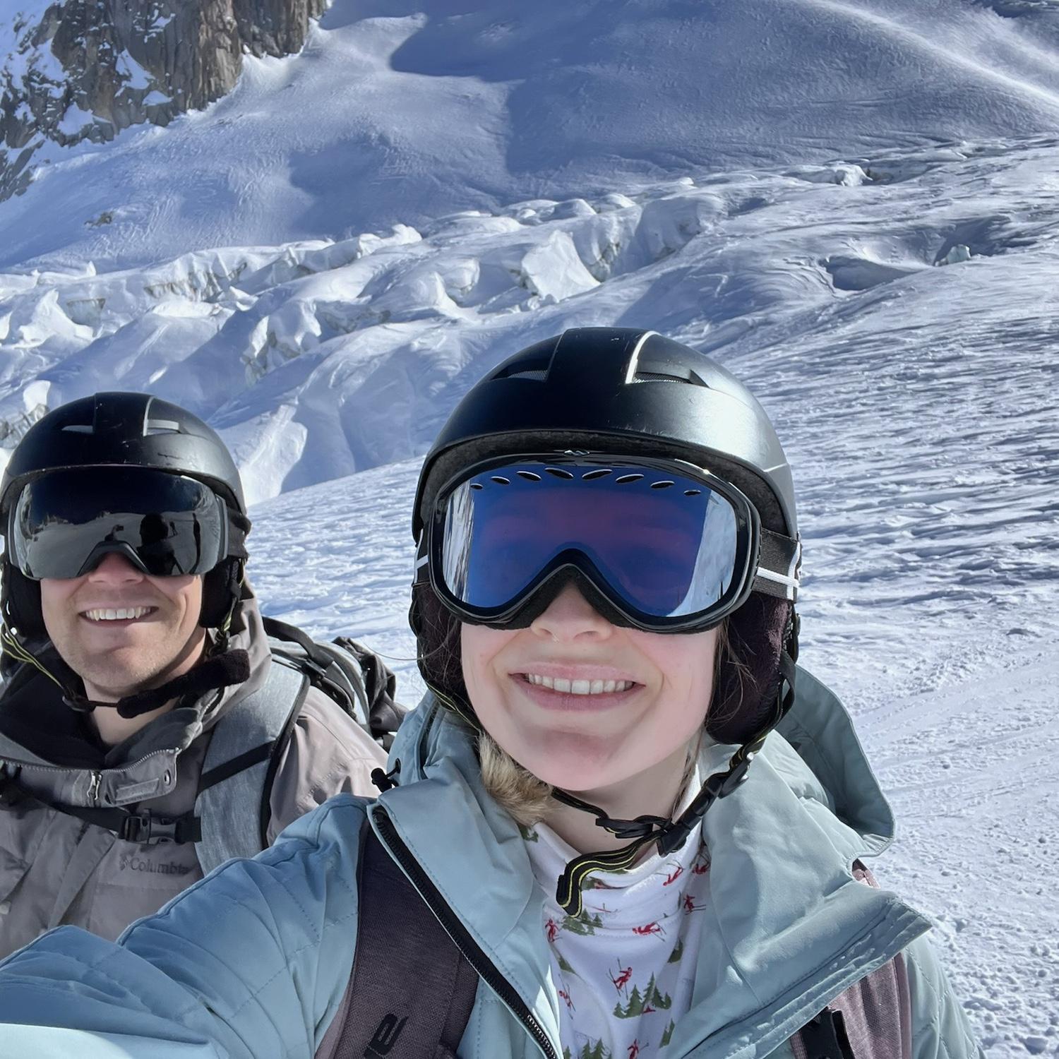 Skiing in Chamonix, February 2023!