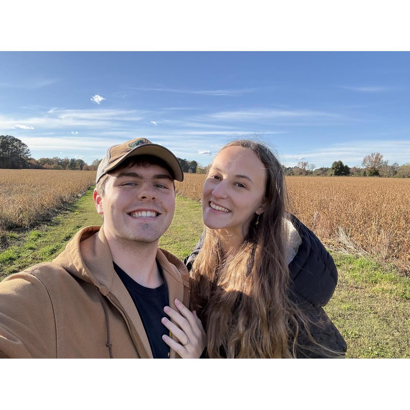Testing out a photo-op at our venue!!