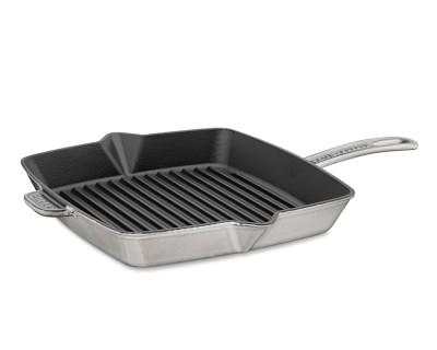 Staub Cast-Iron Grill Pan, 12", Graphite