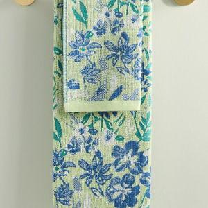 Lillian Cotton Hand Towel I Green