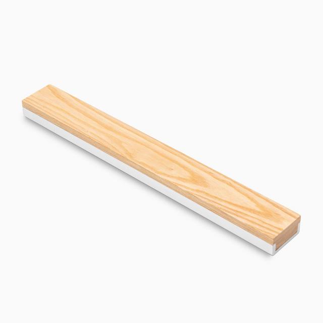 Magnetic Knife Strip in Dark Wood
