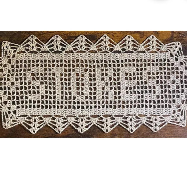 Heirloom Name Doily (standard lace)