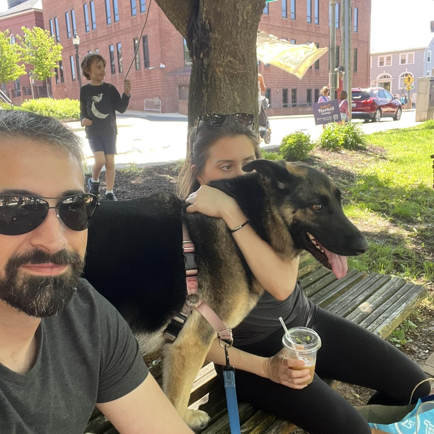 Farmers Markets with the pup are always a good move.
