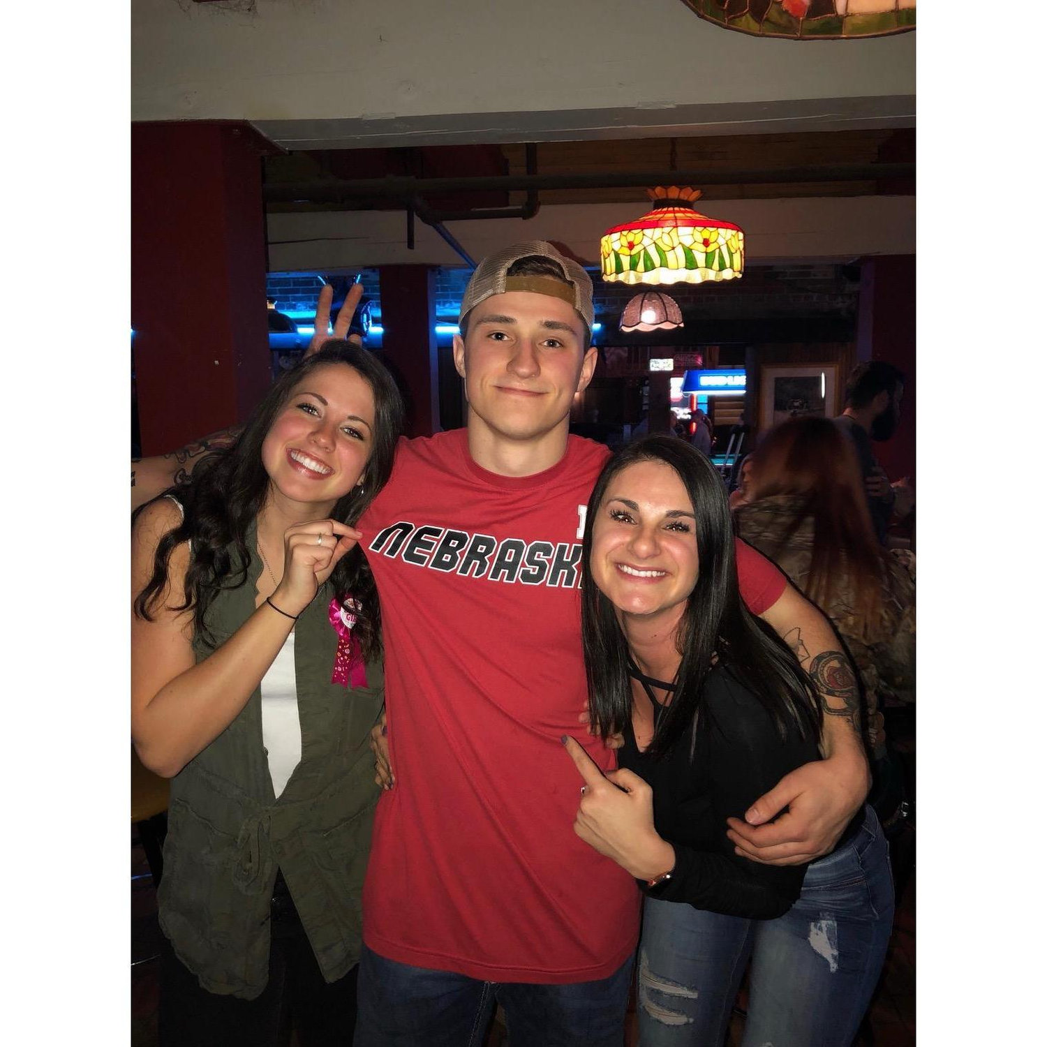 First time we got him to wear HUSKERS gear!