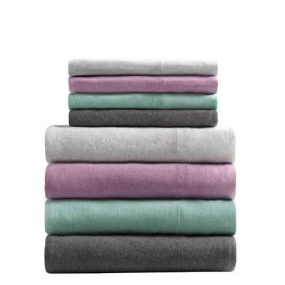 Heathered Cotton Jersey Knit Sheet Set®