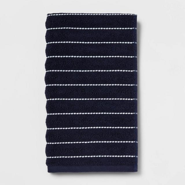 Performance Plus Hand Towel Navy Striped - Threshold™
