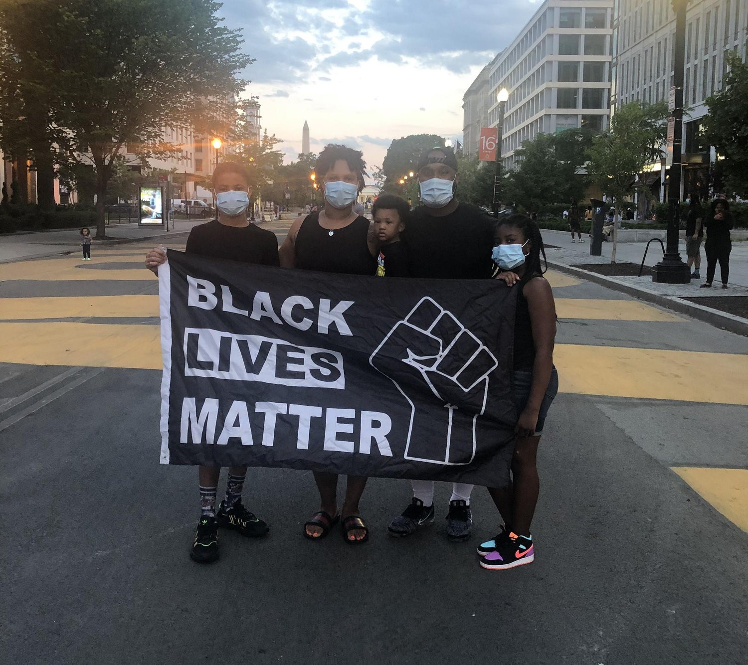 Party of 5 at BLM Plaza (2020)