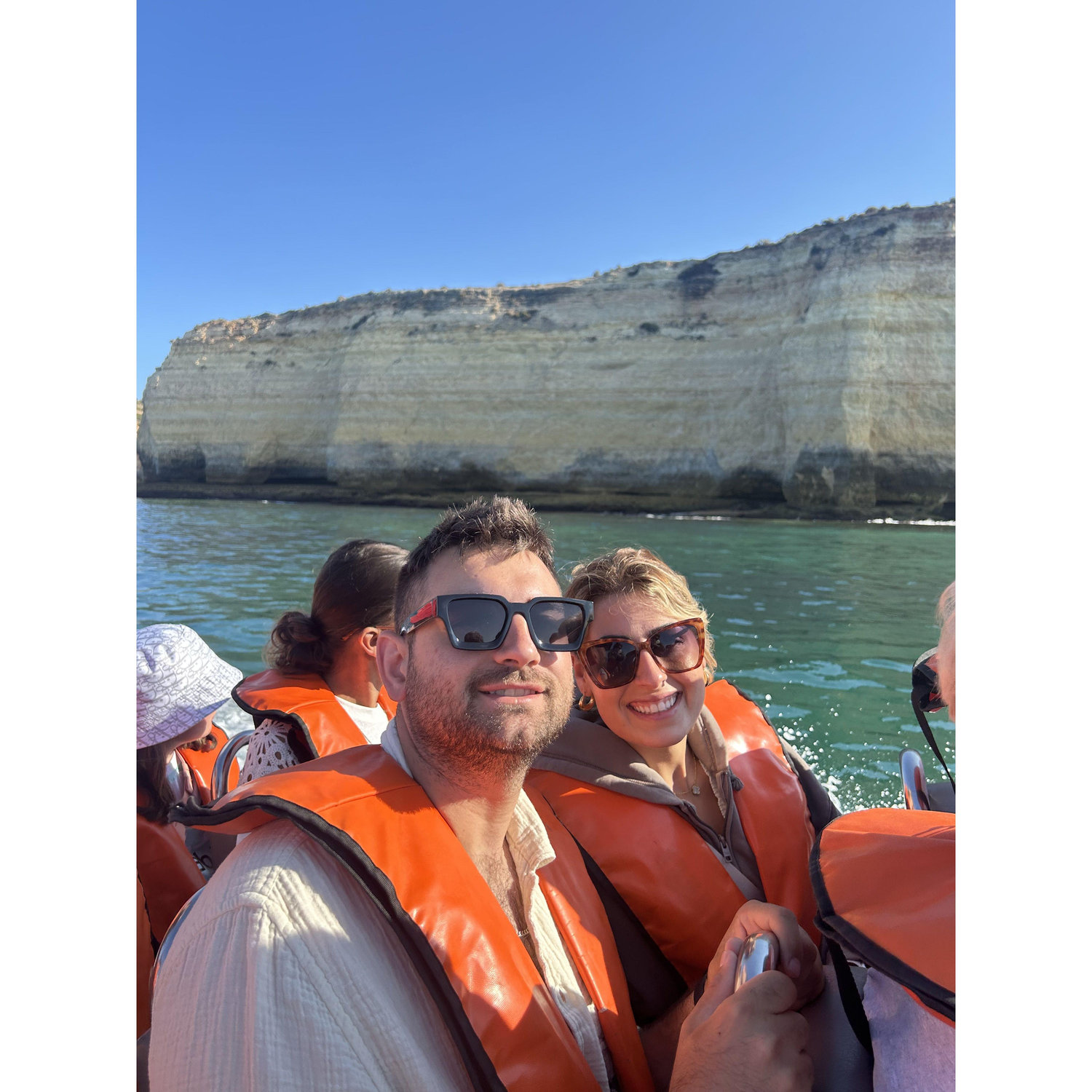 Exploring the caves in the Algarve!