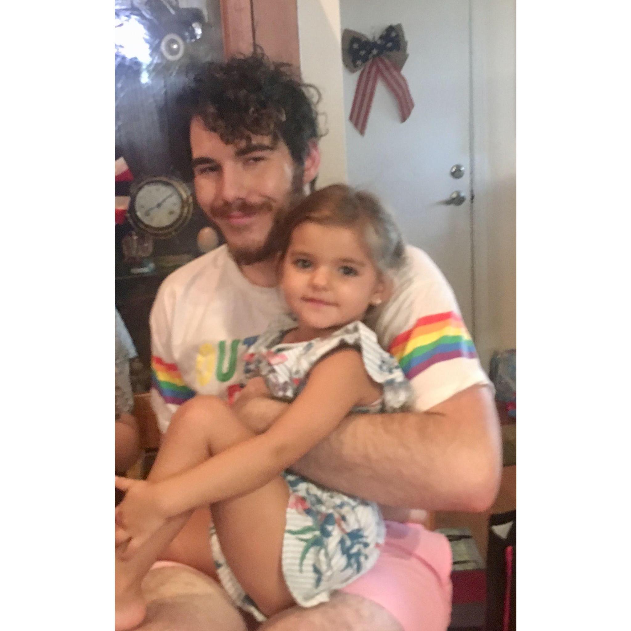 Bryan and his soon to be niece Brooke