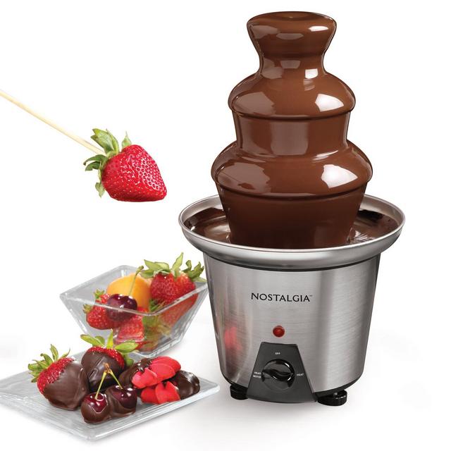 Nostalgia 12.75'' 3 - Tier , 1.5 Lb. - Pound Capacity Chocolate Fountain