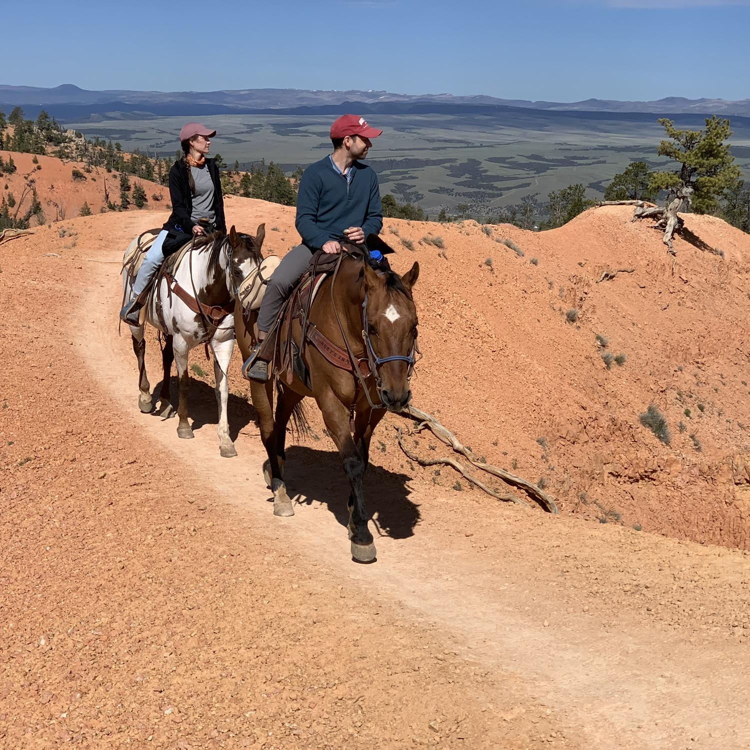Horseback riding near Bryce Canyon National Park UT