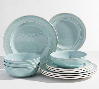 Cabana Melamine 12-Piece Dinnerware Set