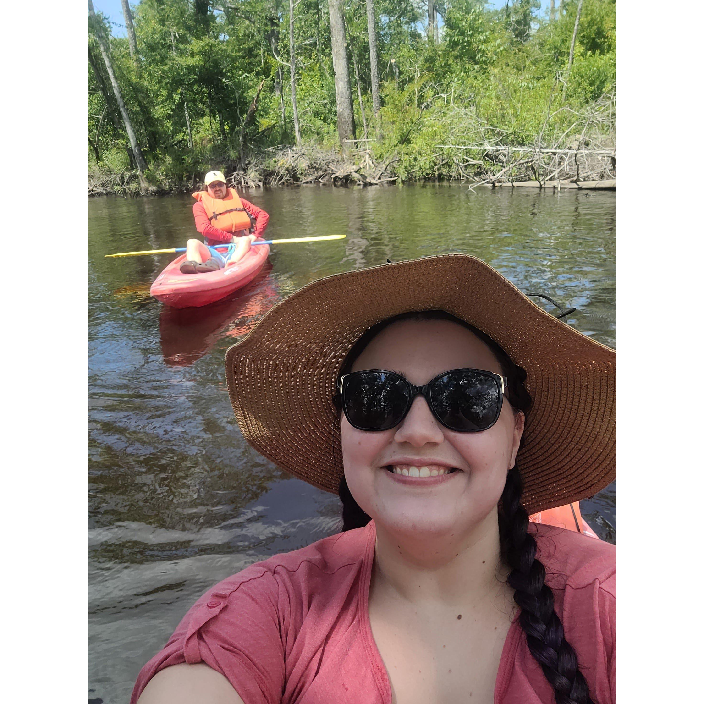 2022 First Vacation - Kayaking in Econfina Creek, FL