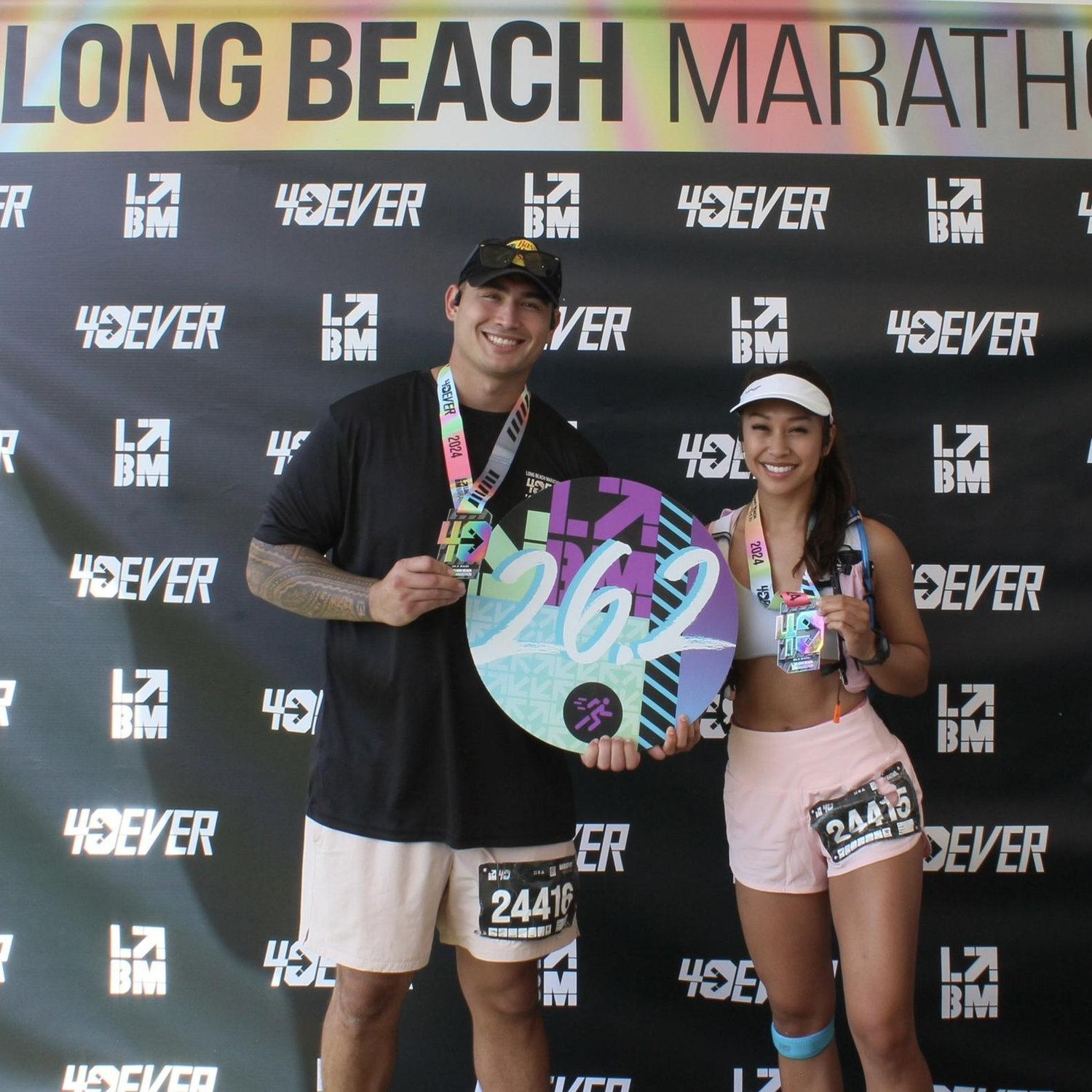 Running Michael’s first full marathon together
