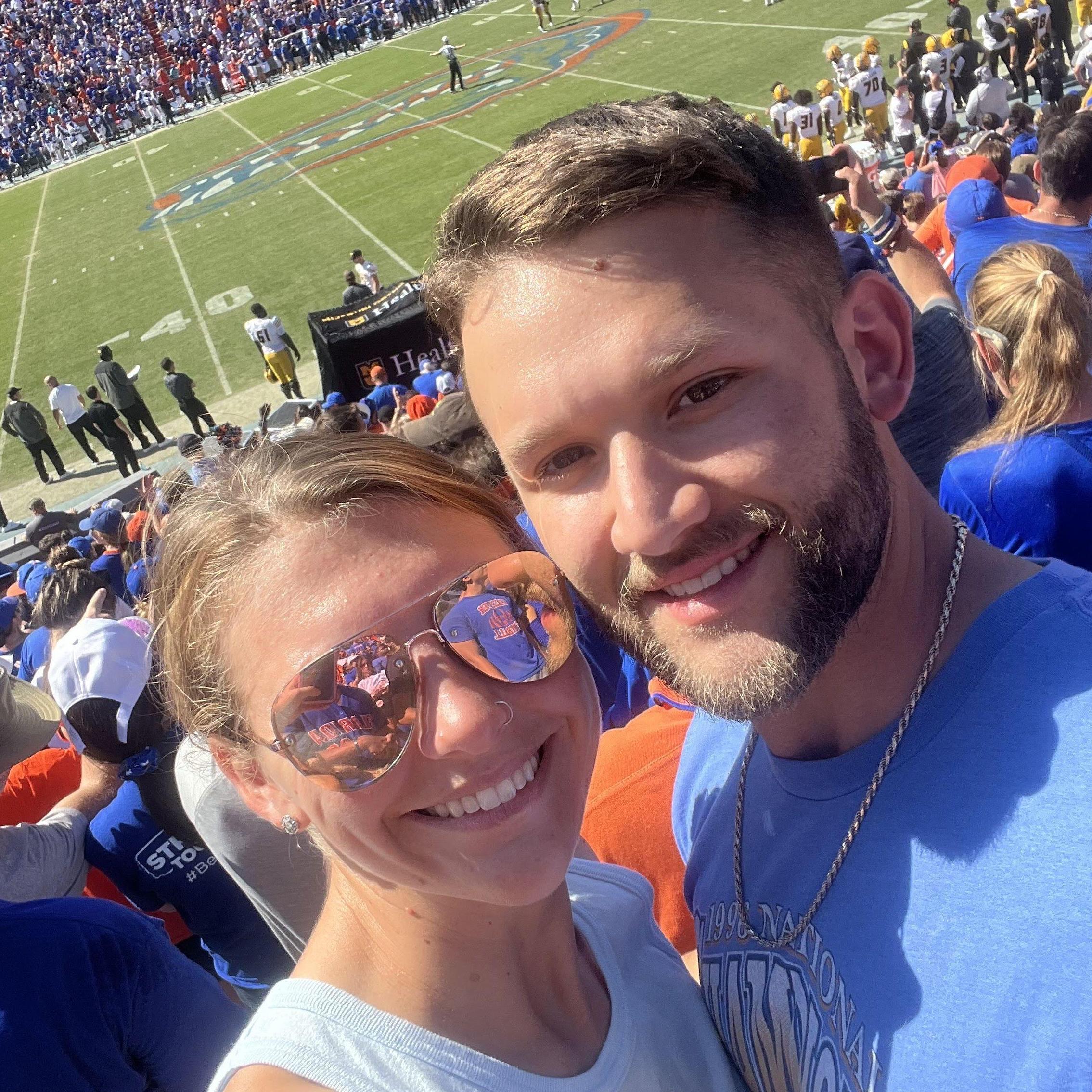 Mizzou/Florida game at "The Swamp" sporting events are kinda our thing if you couldn't tell