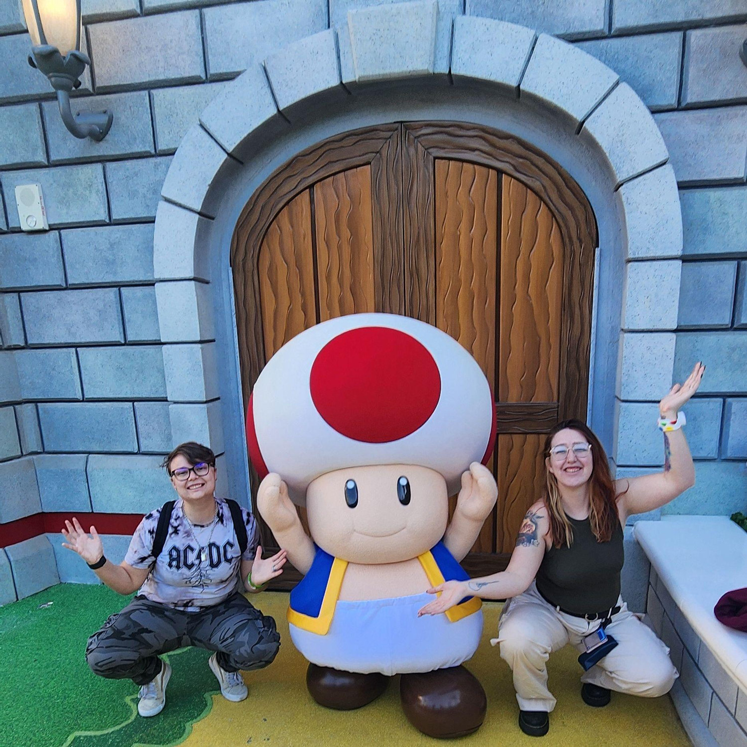 We finally got to play Mario in real life, our favorite game!