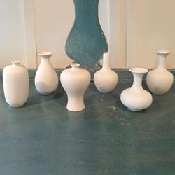 Ming Ivory Bud Vase Set